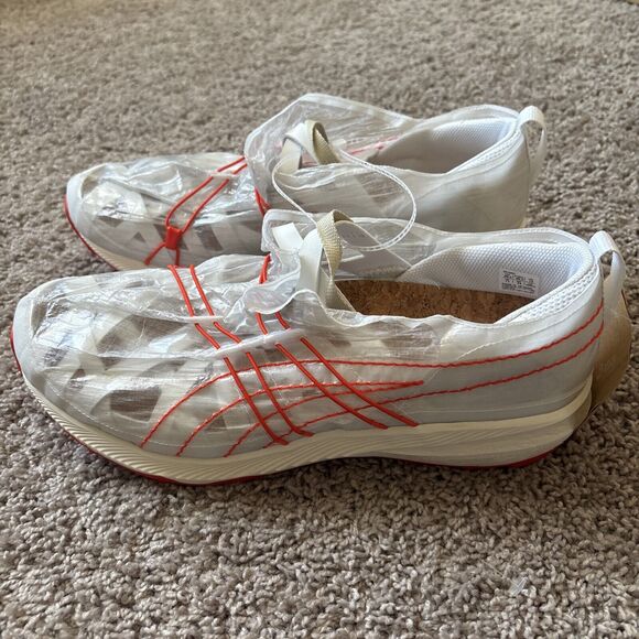 Asics x Kengo Kuma Archisite ORU White Red 1201A862 101 Men's Size 12 New Rare - Picture 5 of 6